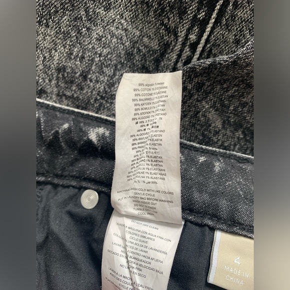 Michael Kors black/grey mom fit jeans size 4 - Picture 9 of 10